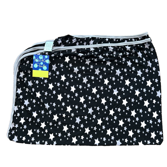 Kickee Pants Swaddling Blanket NWT Midnight Stars Baby Infant Wrap Swaddle (12) - Picture 1 of 7